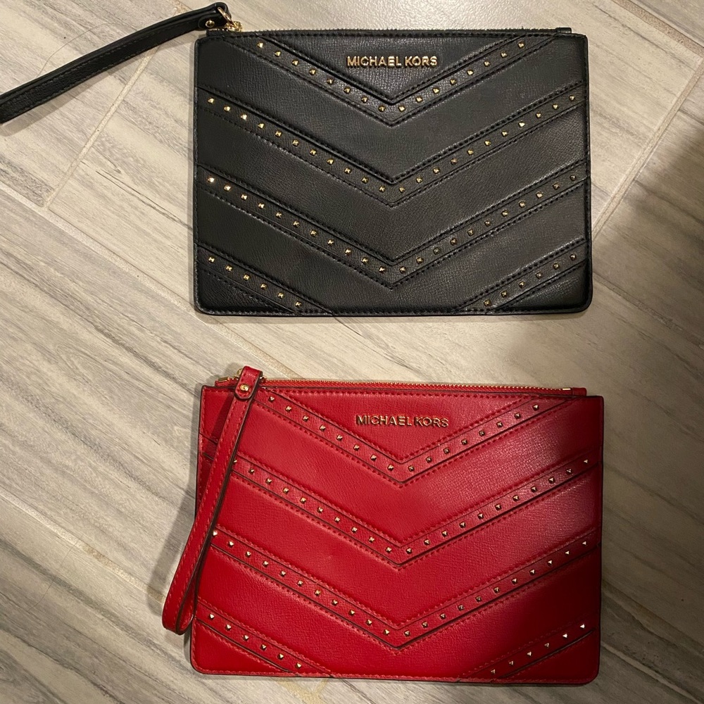 2 Michael Kors Wristlet